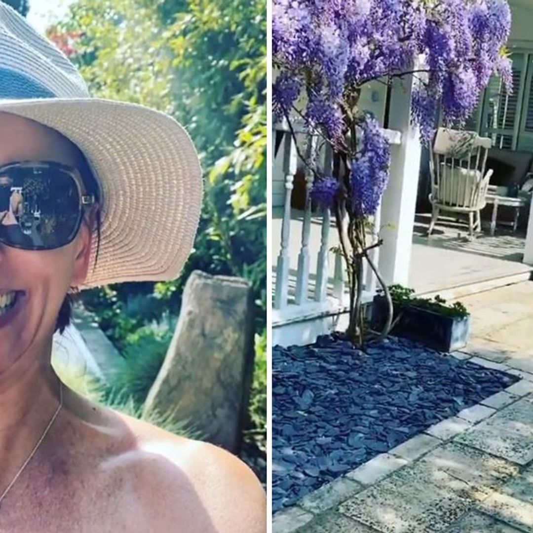 Andrea McLean creates perfect outdoor office in her gorgeous garden
