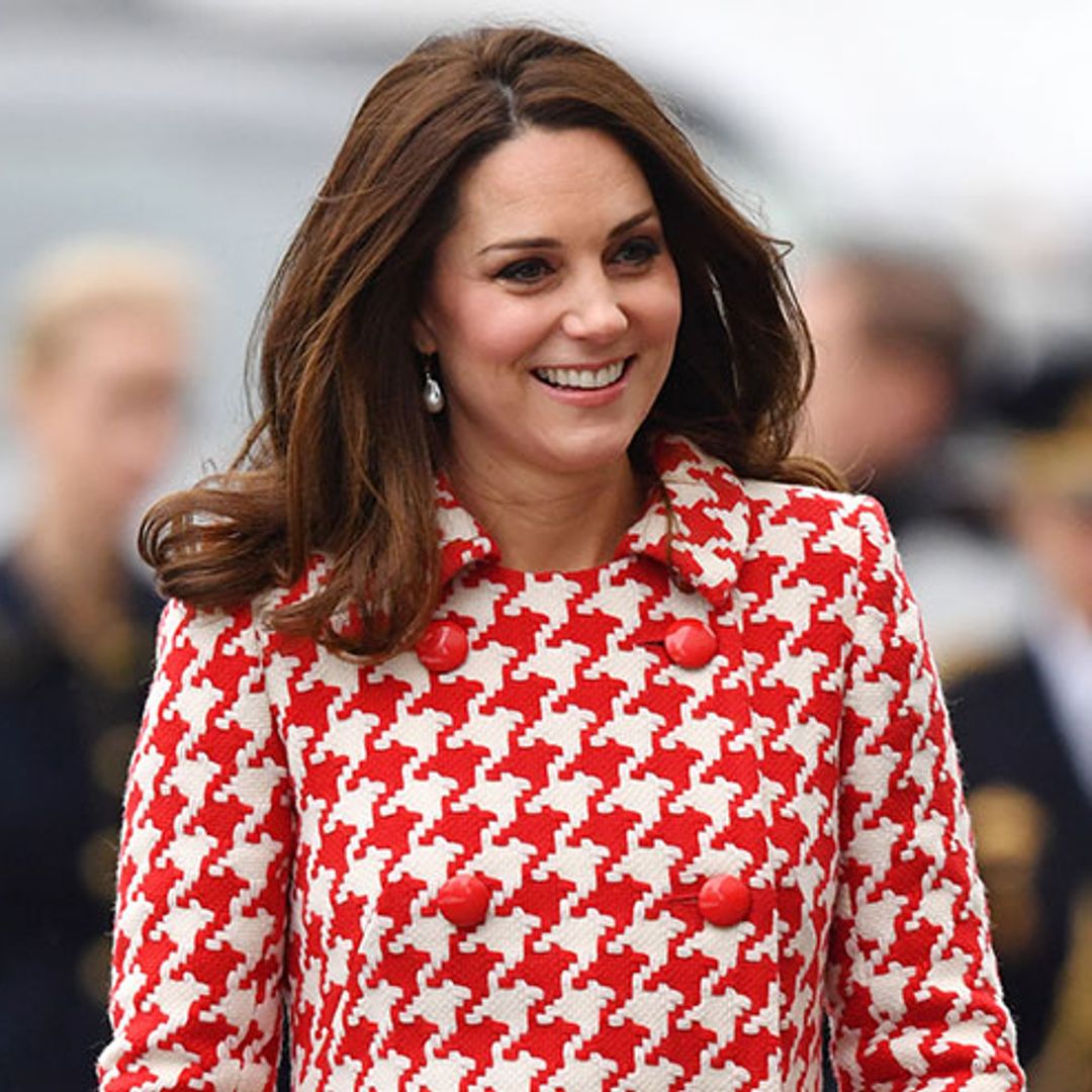 Duchess Kate dazzles on day two of Sweden tour in Catherine Walker coat