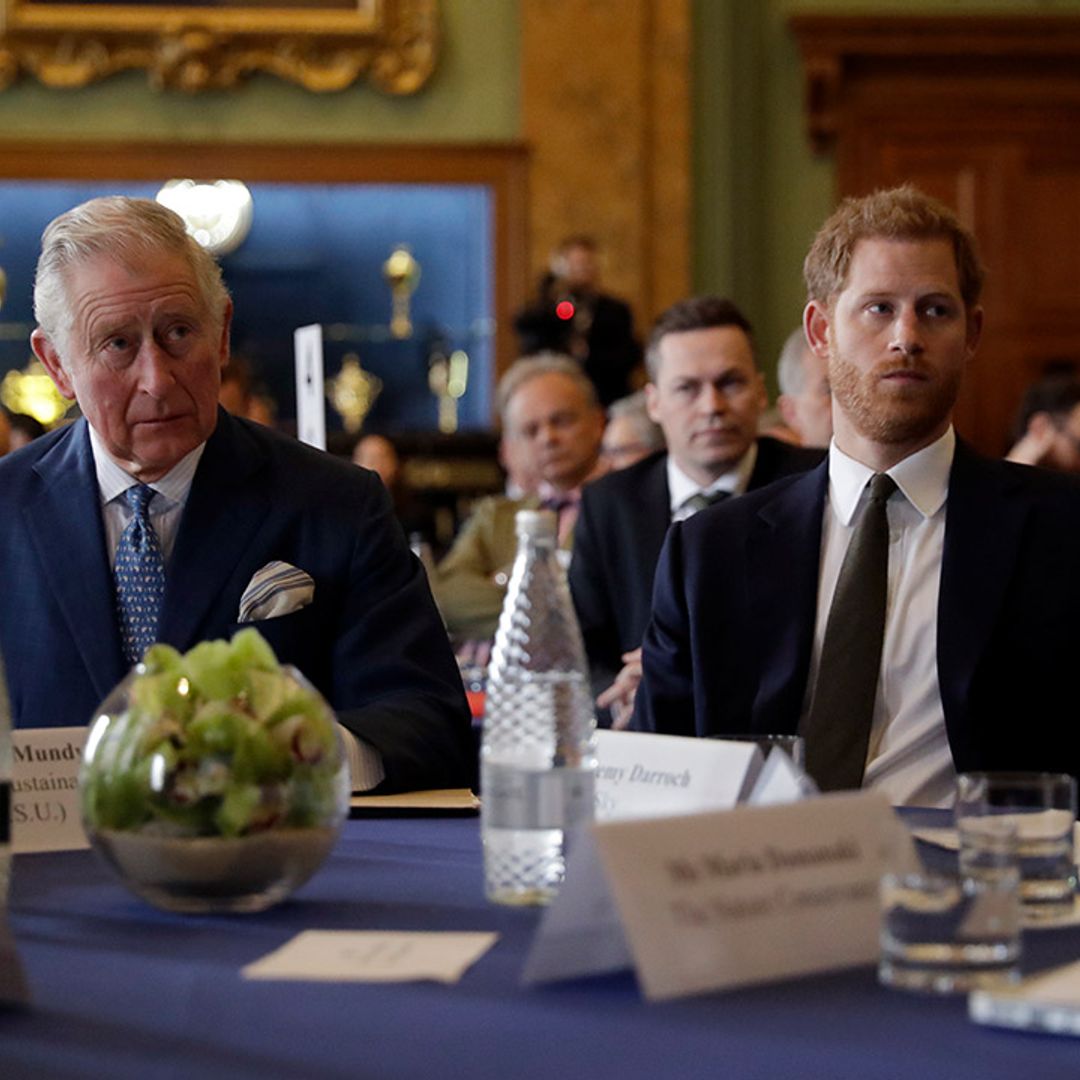 Prince Charles quizzed about Prince Harry's controversial podcast interview by reporter