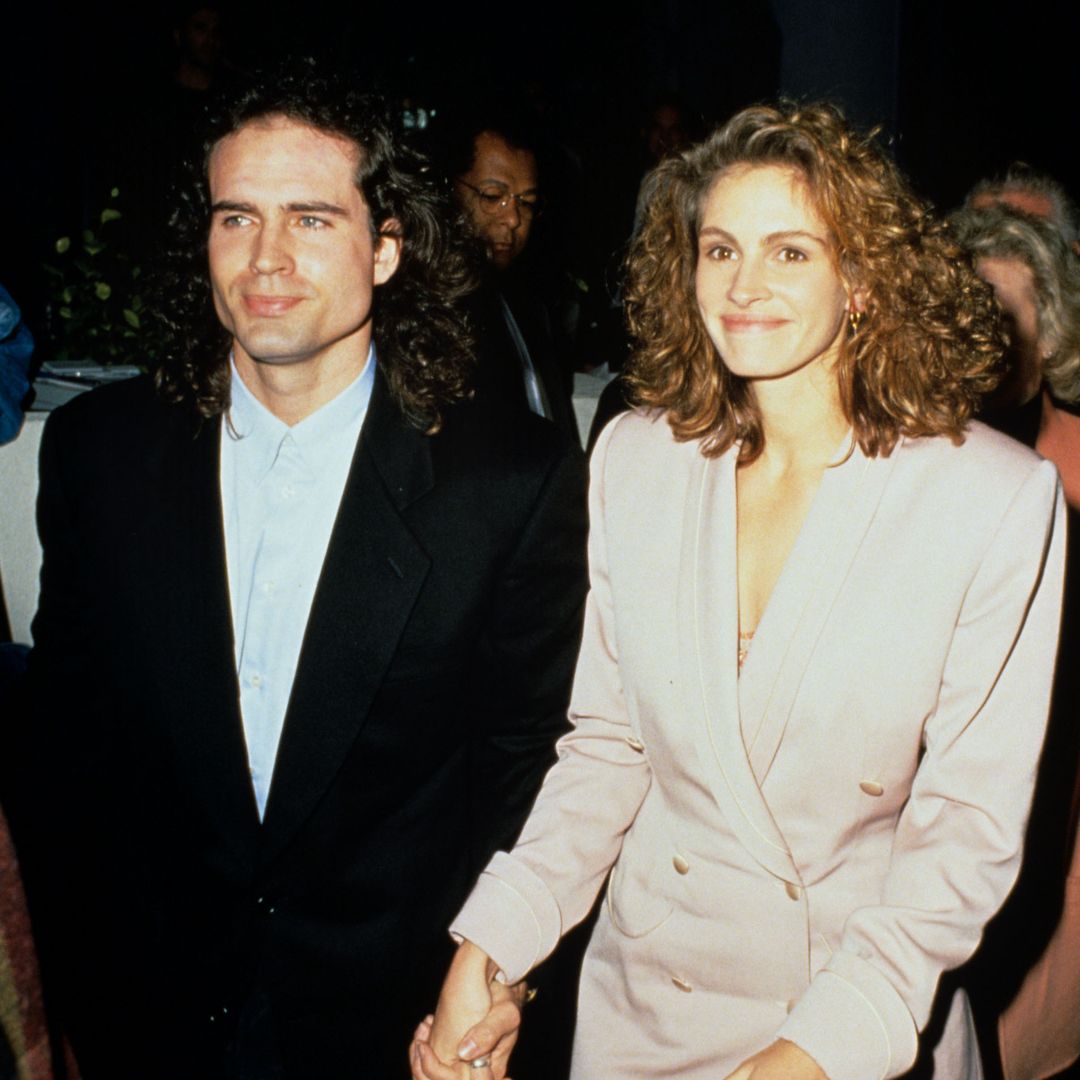 Jason Patric and Julia Roberts at the premiere of "Rush"