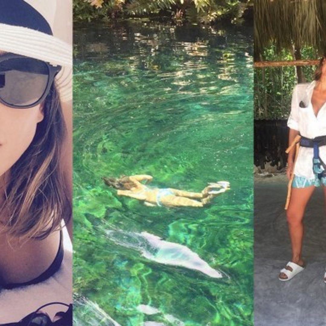 Jessica Alba shares pictures from family vacation in Mexico
