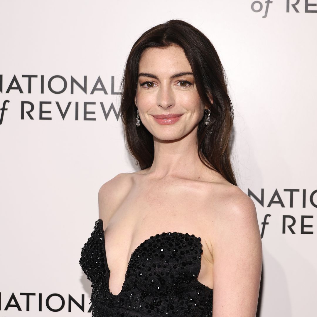 Anne Hathaway rocks two sheer outfits in one day