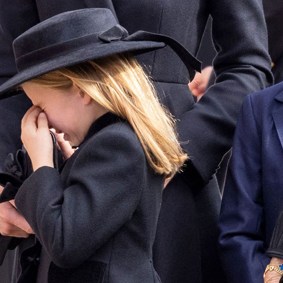 Princess Charlotte's tears at Queen's funeral explained