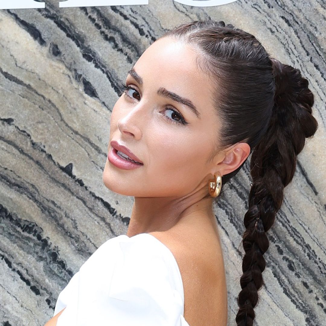 Olivia Culpo sends temperatures through the roof in a crop-top and skirt combo