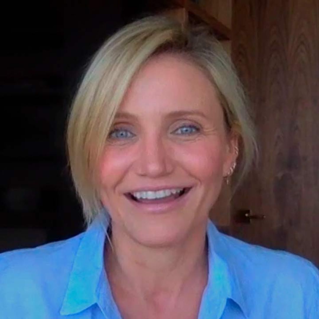 Cameron Diaz radiates beauty during surprise appearance