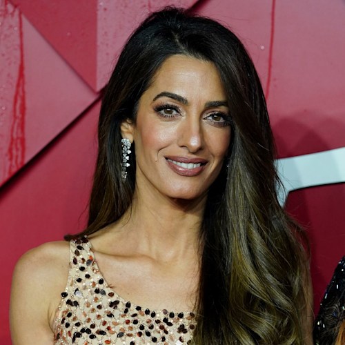 Amal Clooney displays never-ending legs in head-turning mini dress ...