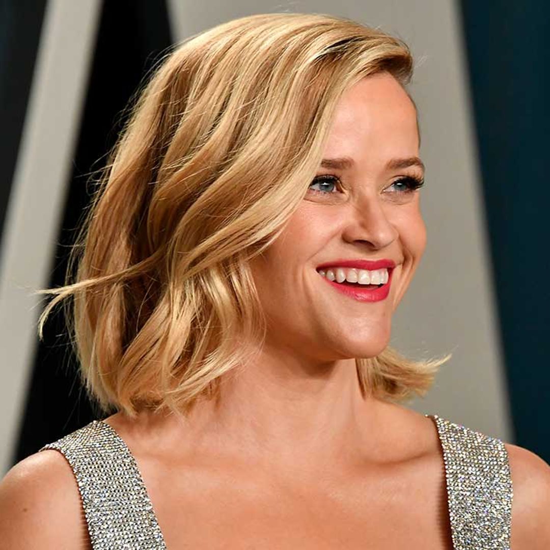 Reese Witherspoon has a Legally Blonde moment in vibrant knit and jeans