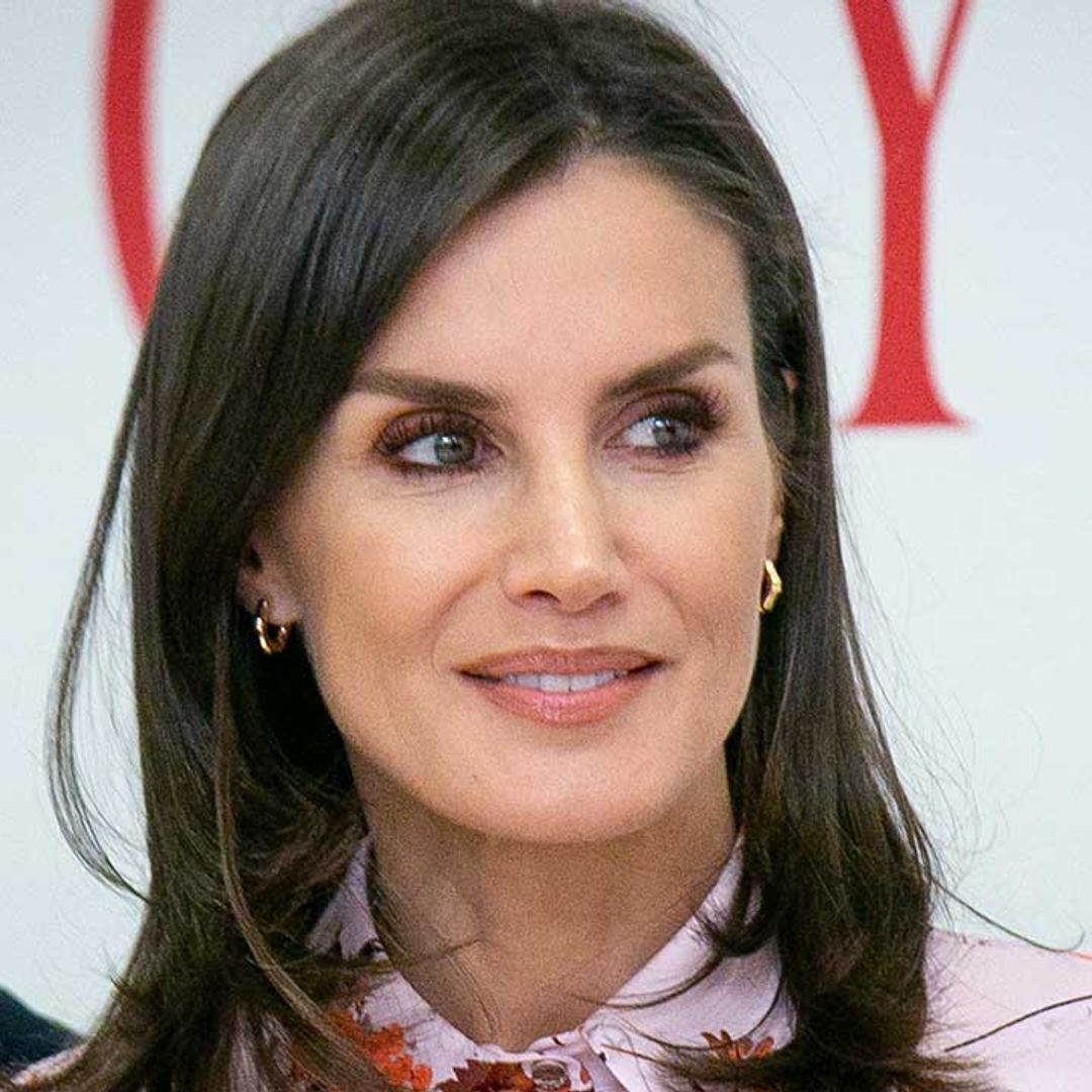 Queen Letizia just wore a millennial pink suit and it's gorgeous