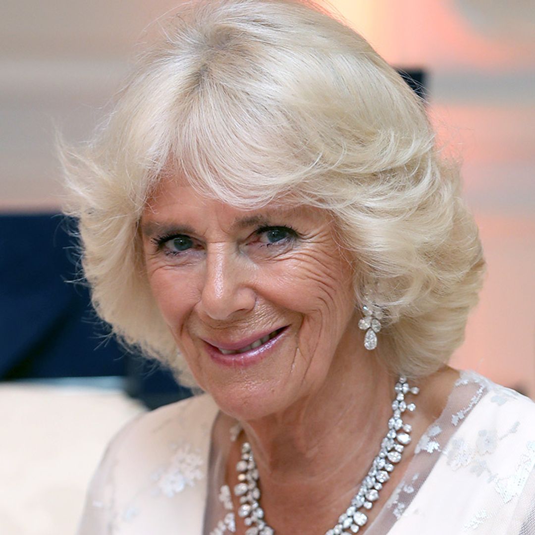 The Duchess of Cornwall stuns in embroidered white gown as she mingles with Donald Trump & Melania