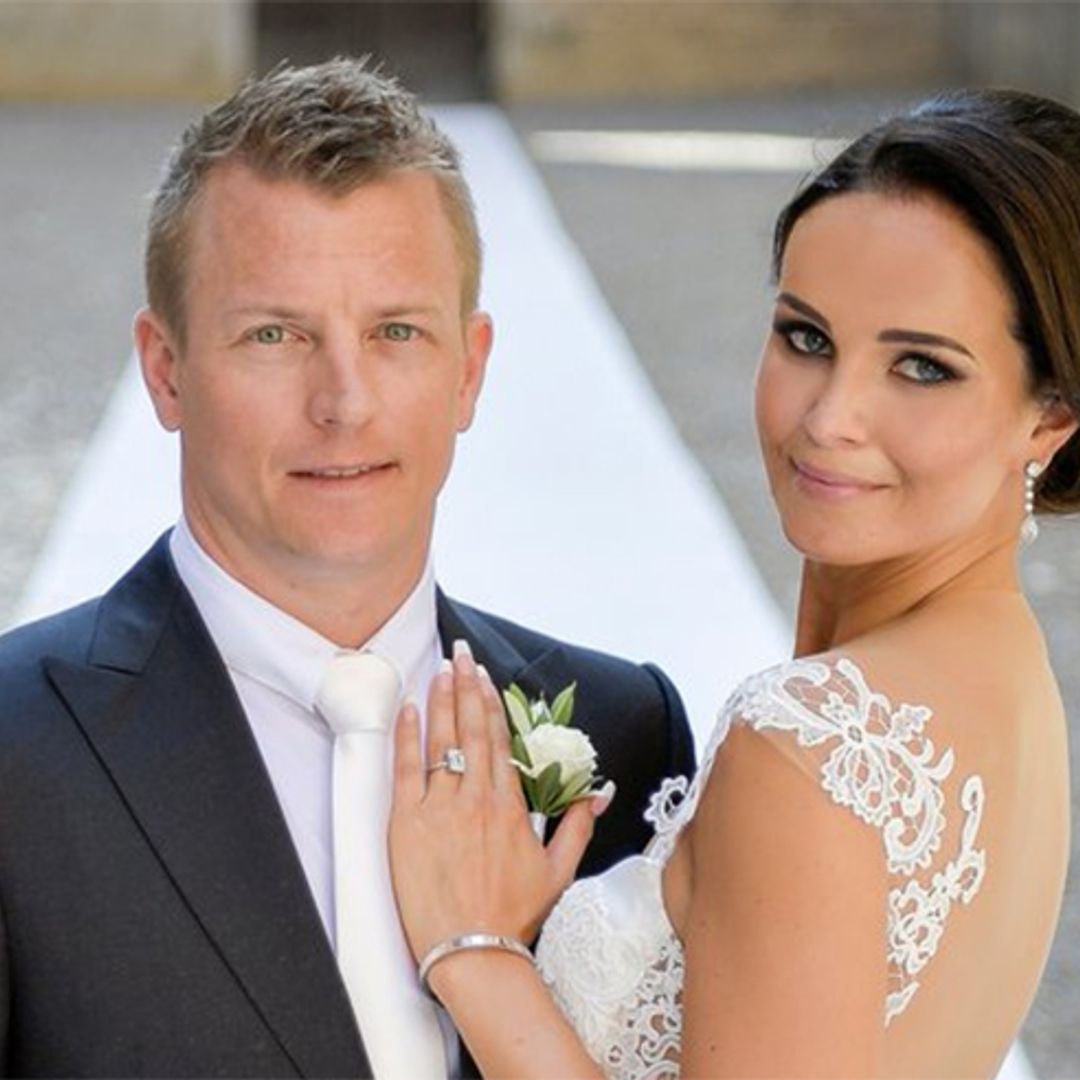 F1 driver Kimi Räikkönen marries his model bride Minttu Virtanen – see the photo