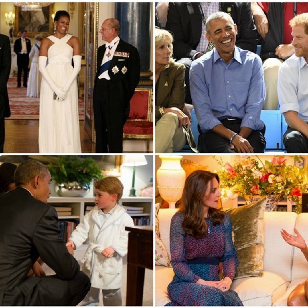 The British royals and the Obamas: A photo timeline of their moments together