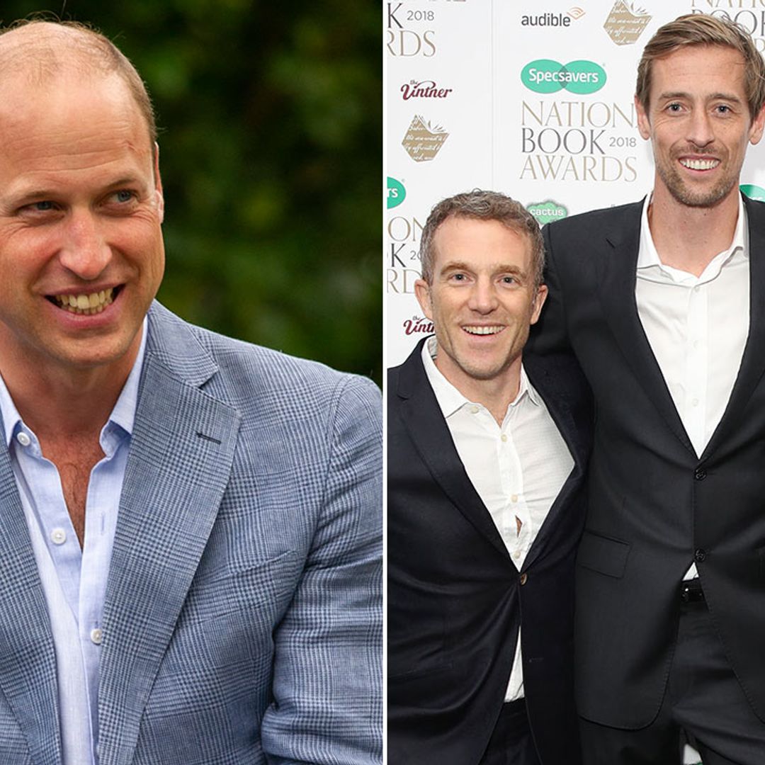 Prince William 'skipped appointment' for beers with Peter Crouch and Chris Stark
