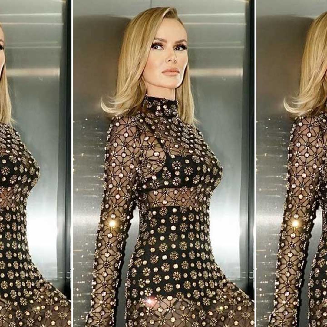 Amanda Holden's sheer dress and lingerie sparks mass fan reaction