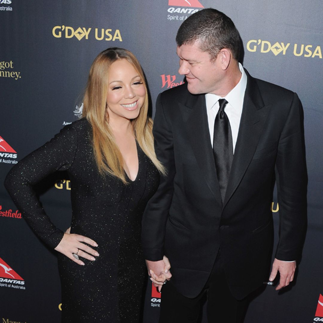See Mariah Carey's engagement ring from James Packer close up!