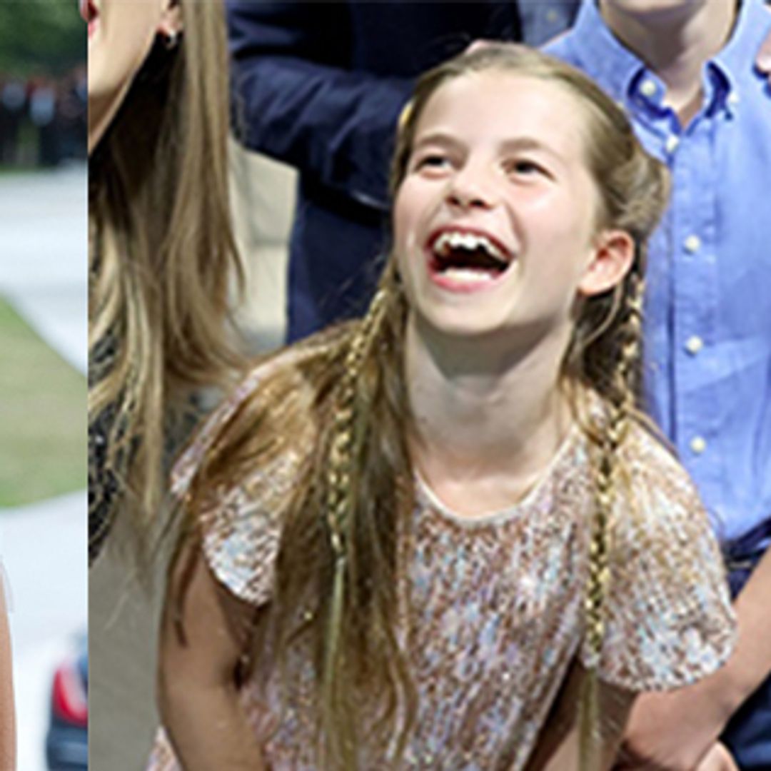 Princess Charlotte and Princess Kate's secret pink sequin moment revealed