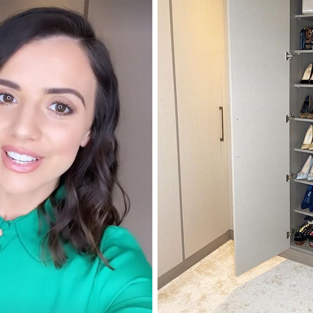 Lucy Mecklenburgh’s new walk-in wardrobe is every girl’s dream –  not to mention her shoe collection!