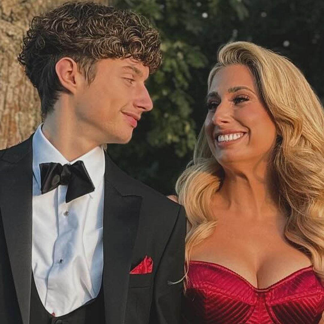 Stacey Solomon shines in rare appearance with towering teenage son Zachary, 16