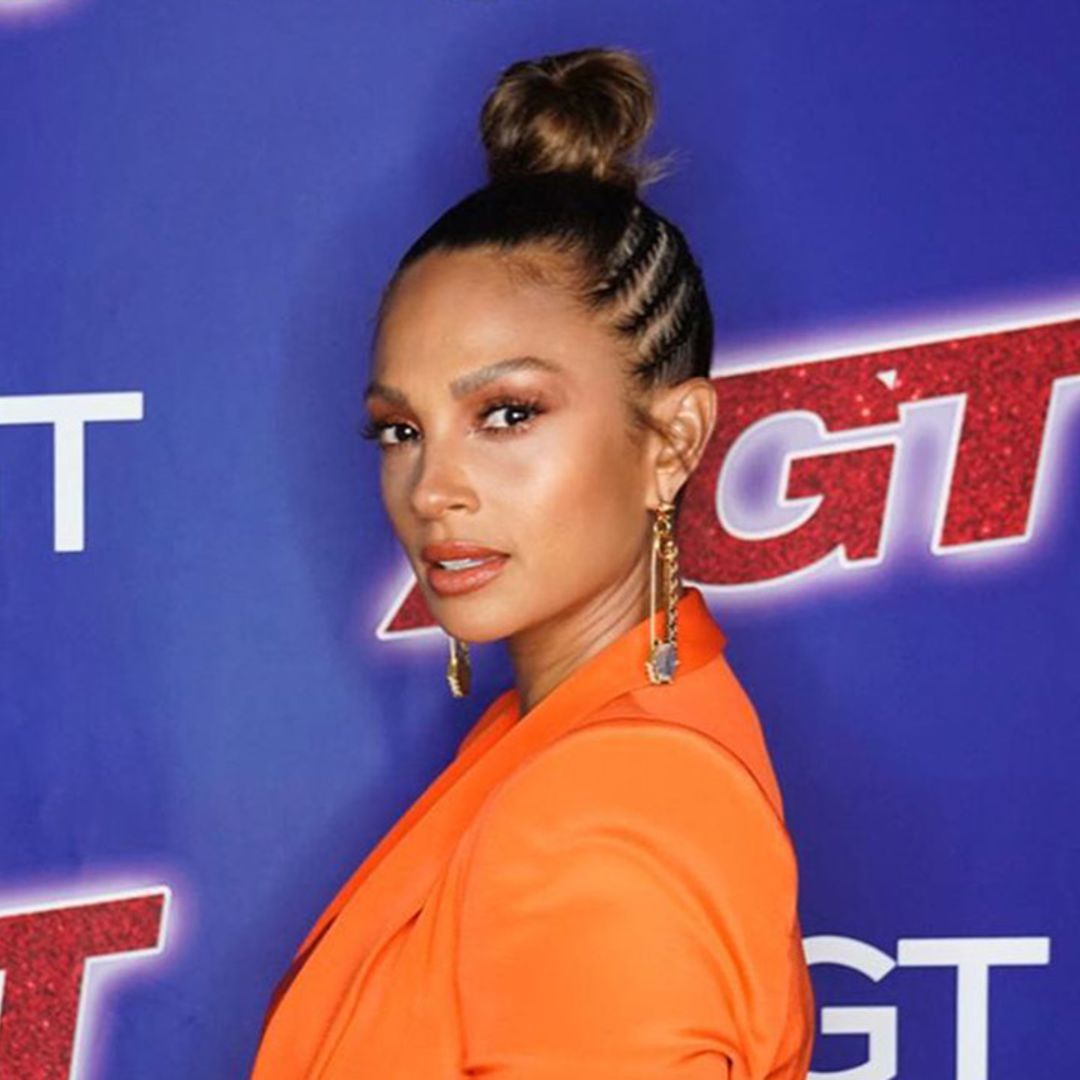 Alesha Dixon wows in a bright orange suit on Instagram before saying goodbye to America’s Got Talent