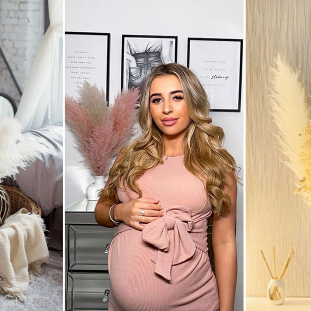 Pampas grass home décor inspiration from Stacey Solomon, Rochelle Humes, Mrs Hinch and more