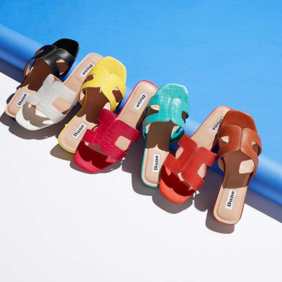Dune's Loupe sandals are finally back in stock - but there's a catch