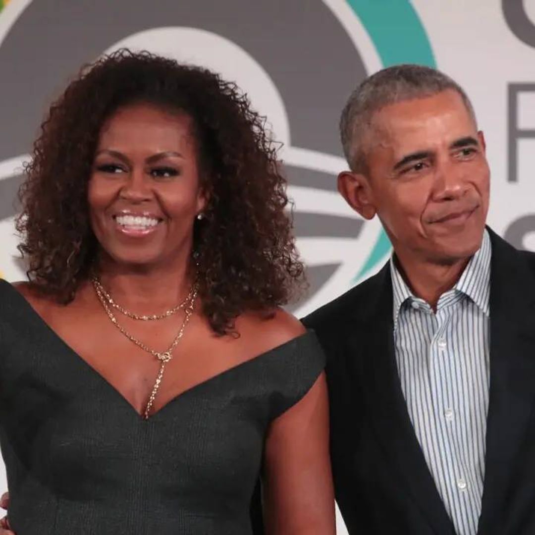 Michelle Obama dazzled at Barack Obama’s 60th birthday party in a dress you need to see