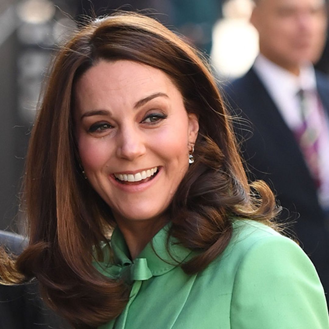 Kate Middleton nails pastel trend in mint green coat