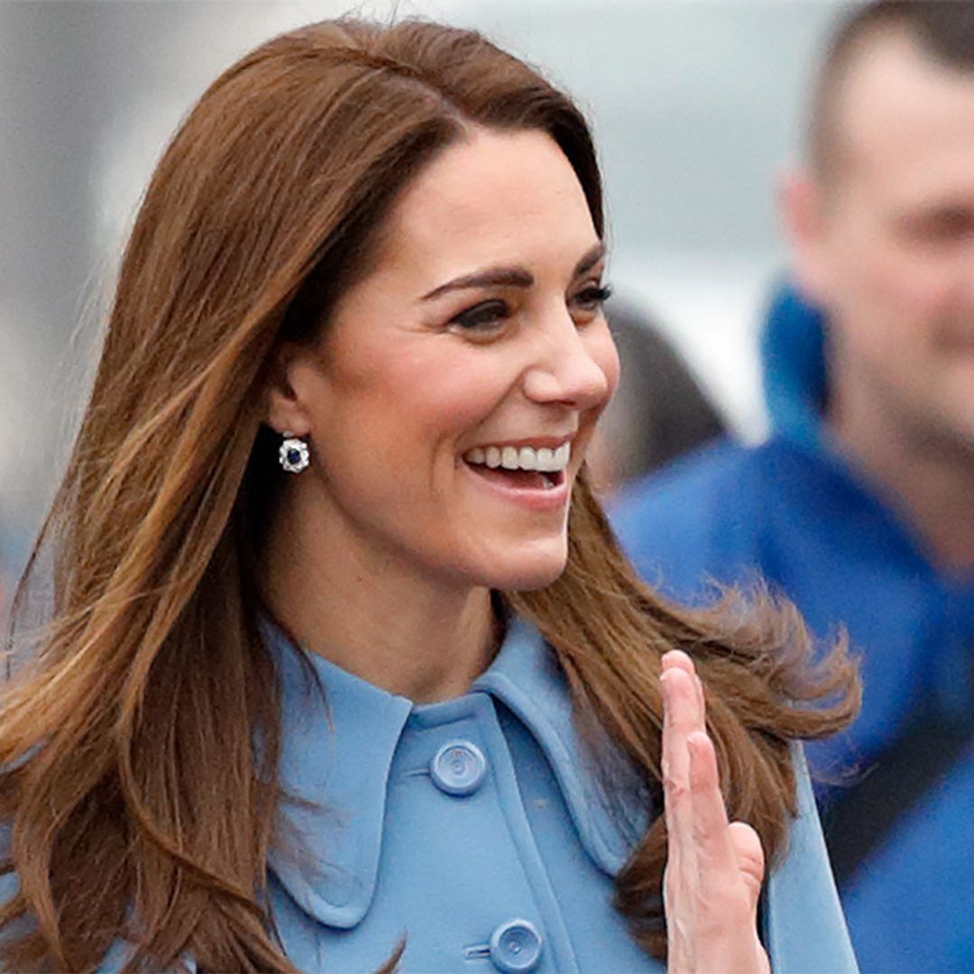 Marks & Spencer's pastel blue trench coat is JUST like Kate Middleton's Mulberry cover-up