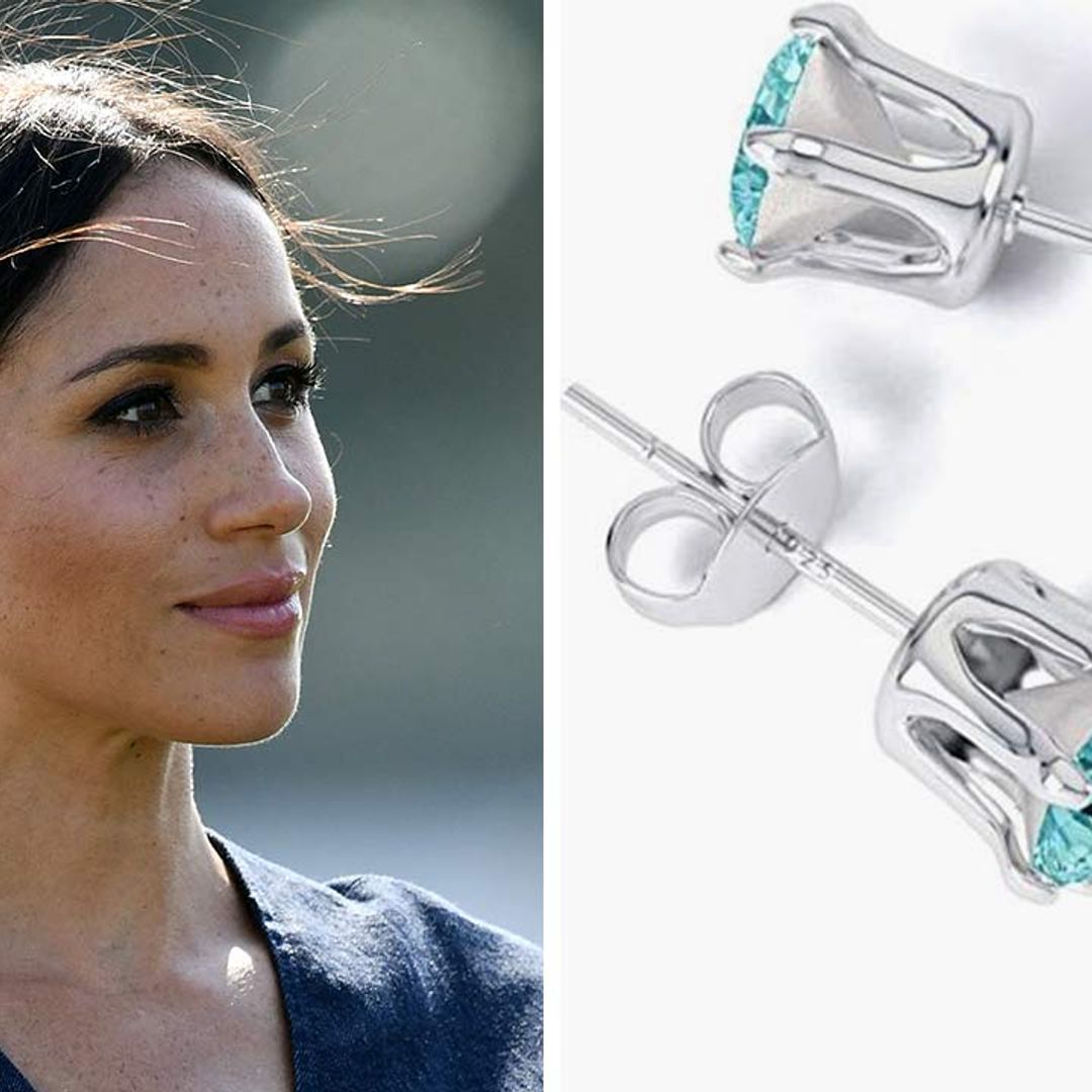 Loved Meghan Markles topaz earrings Weve found a lookalike pair on  Amazon  HELLO