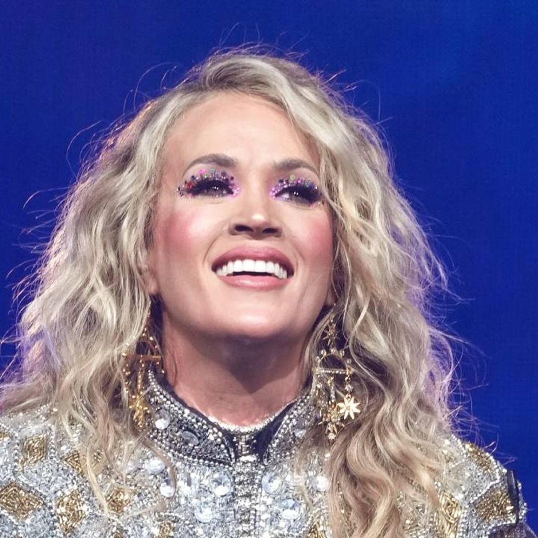 Carrie Underwood brands herself 'luckiest girl in the world' in emotional tribute - see why