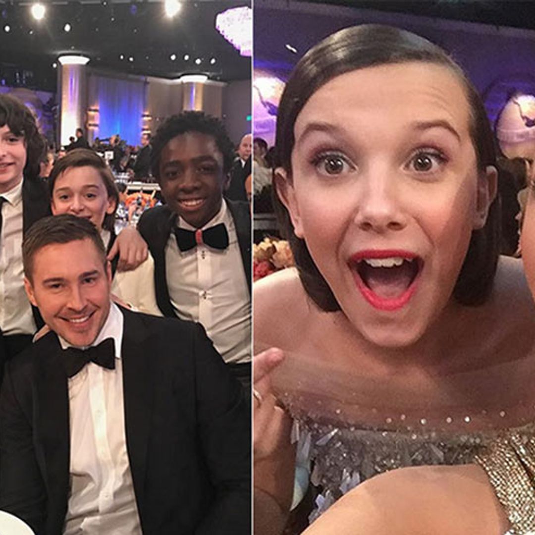'​Stranger Things' cast leave Amy Adams, Blake Lively and more star-struck at Golden Globes