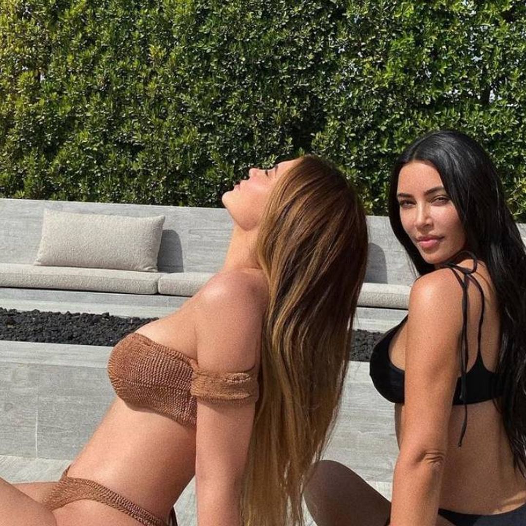 Kim Kardashian and Kylie Jenner are twinning in sizzling cutout looks