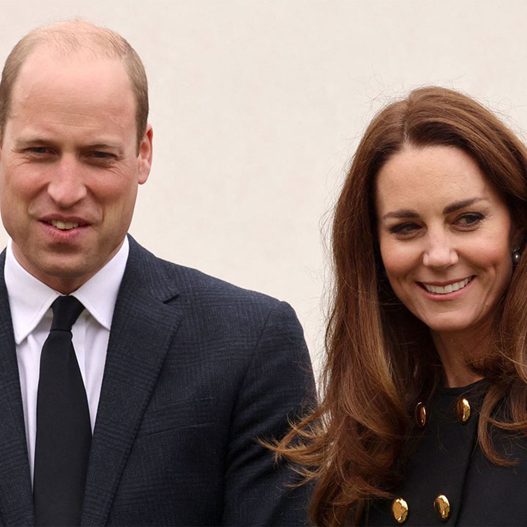 Kate Middleton glows in Dolce & Gabbana military coat with seriously glossy hair