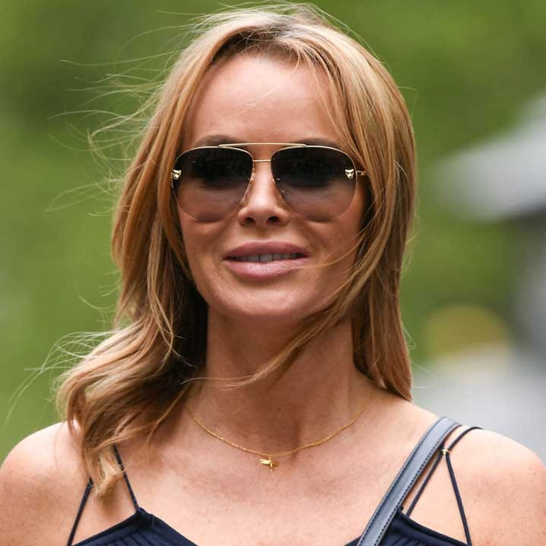 Amanda Holden floored fans in a black jumpsuit for rare date night with husband Chris