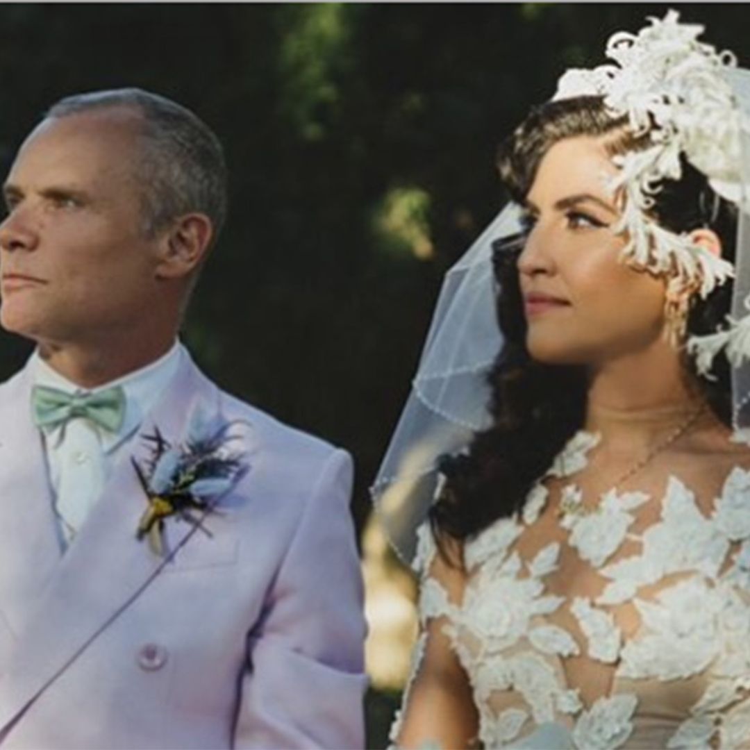 Red Hot Chilli Peppers bassist Flea marries Melody Ehsani: see her breath-taking bridal gown