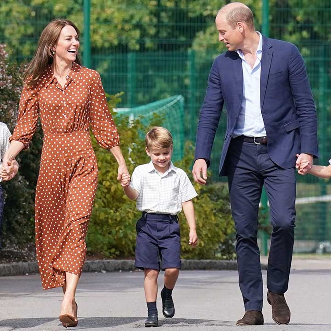 Prince William reassures son Louis in the sweetest way as he starts new school