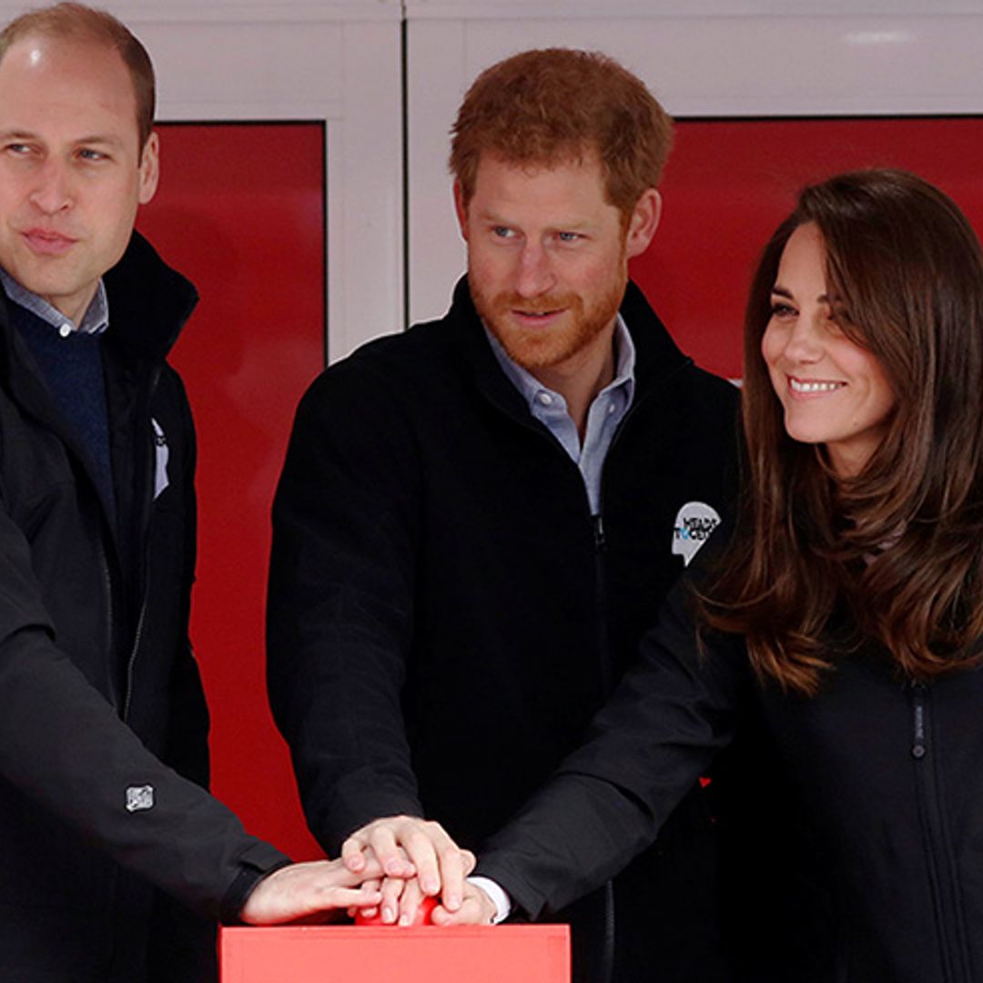 Prince William, Prince Harry and Kate cheer on runners at the London Marathon