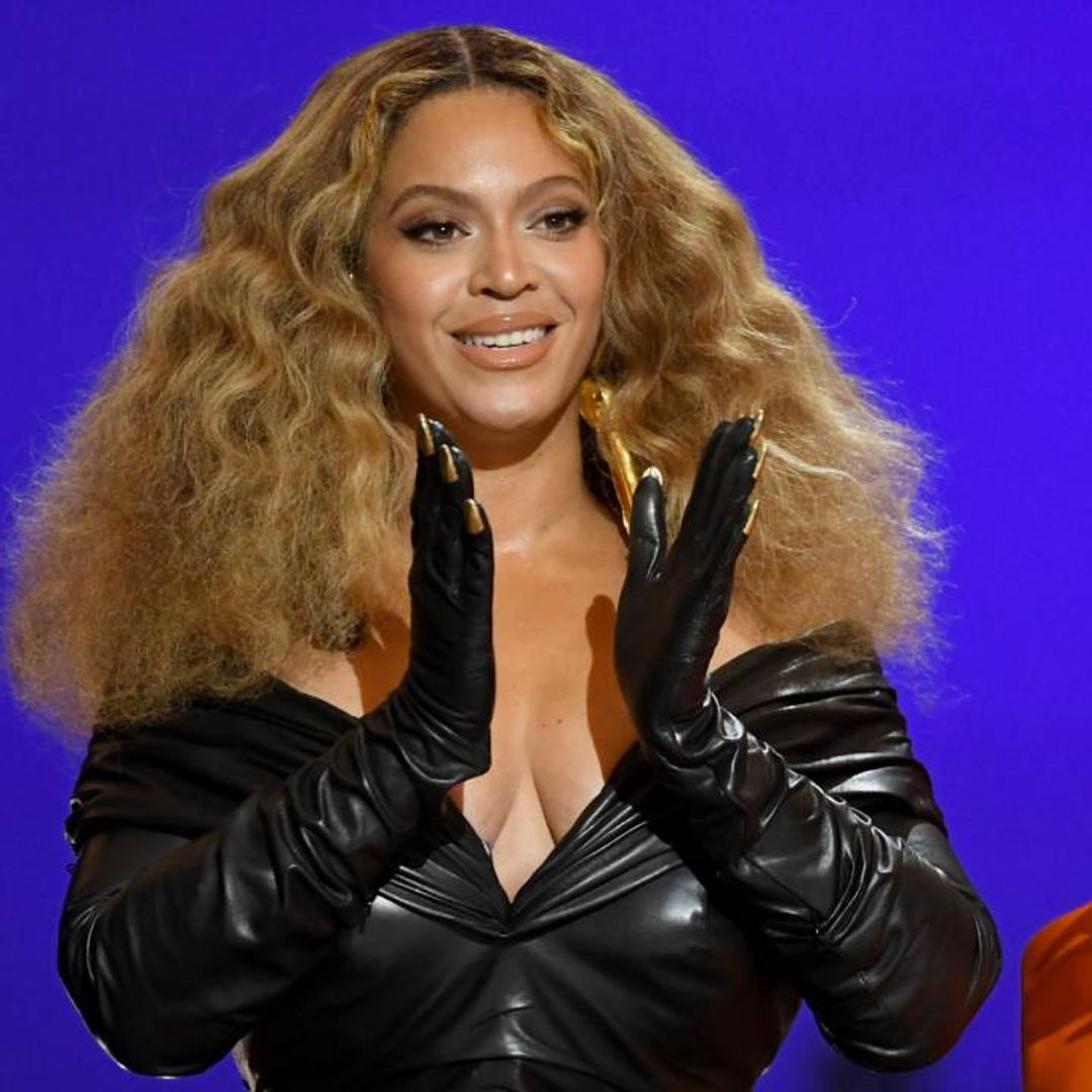 Beyoncé makes Grammys history in the most incredible leather mini dress