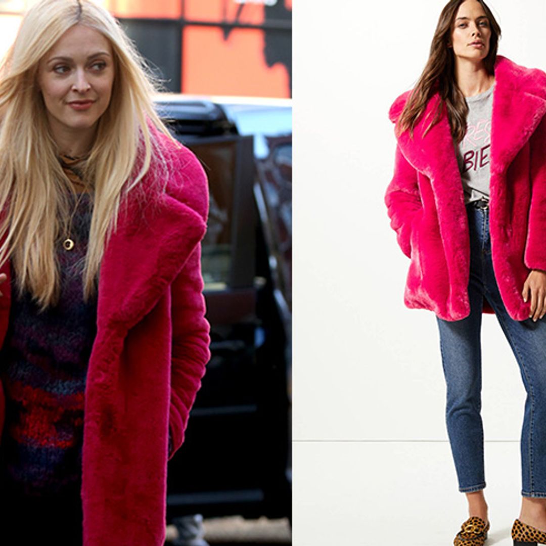 Fearne Cotton's Marks & Spencer faux fur coat is on sale and we want it so bad