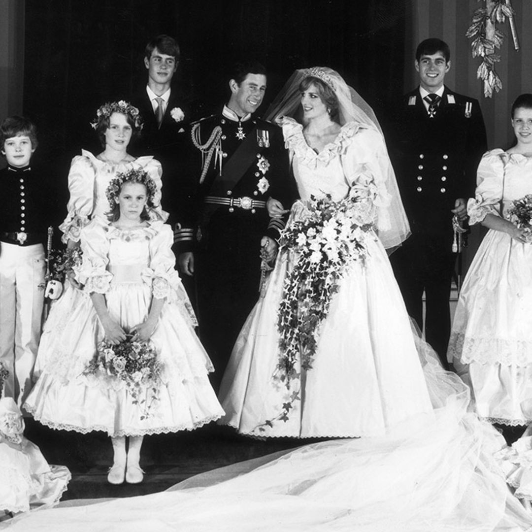 Rare photo of bridesmaid dress worn at Charles and Diana's wedding surfaces