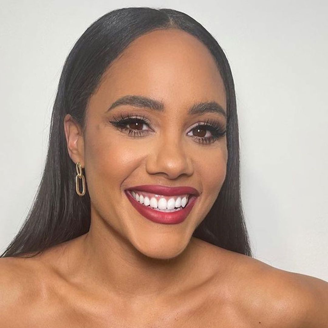 Alex Scott poses in just a bathrobe as she treats herself to a 'pamper night' after big announcement
