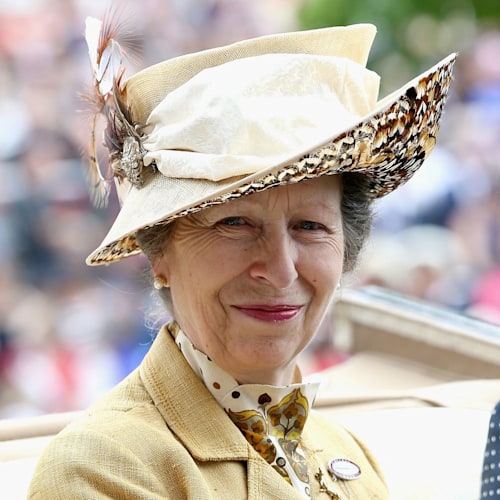 Princess Anne looks so chic in the brightest look for special ...