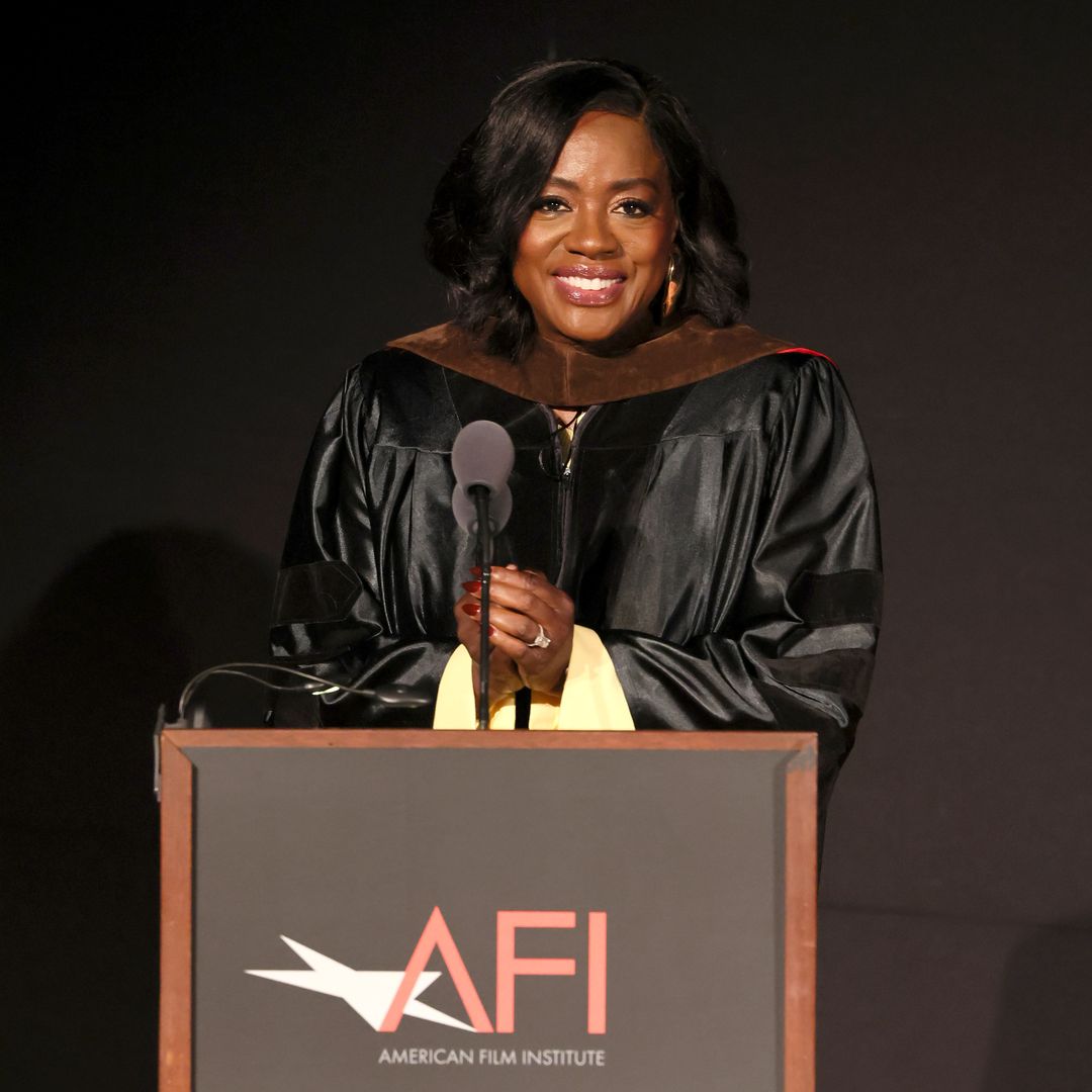 Honorary Degree Recipient Viola Davis speaks onstage during AFI's Conservatory Commencement at TCL Chinese Theatre on August 08, 2025 in Hollywood, California.