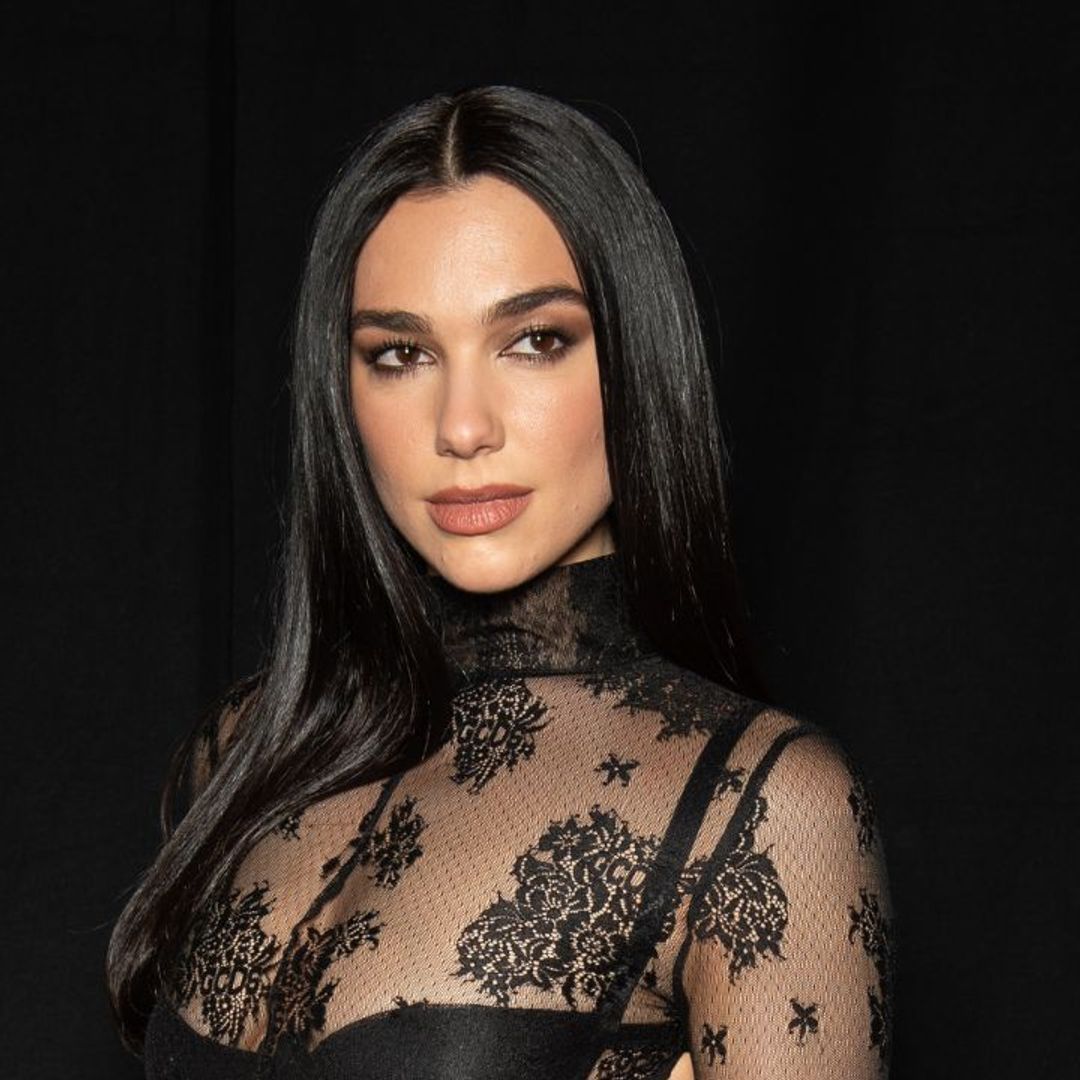 Dua Lipa's naked dress is the sultriest Milan Fashion Week outfit ever