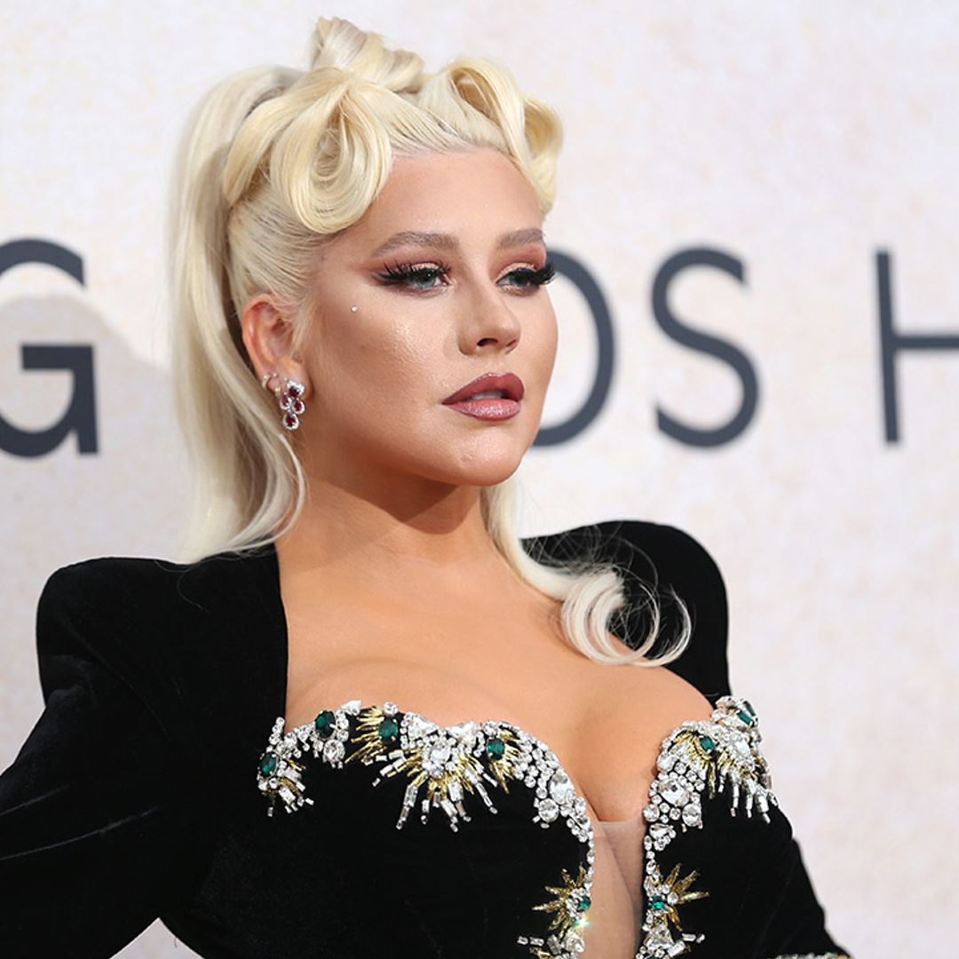 Christina Aguilera, Cara Delevingne and Elsa Hosk bring black gown glamour to amfAR Gala at Cannes Film Festival