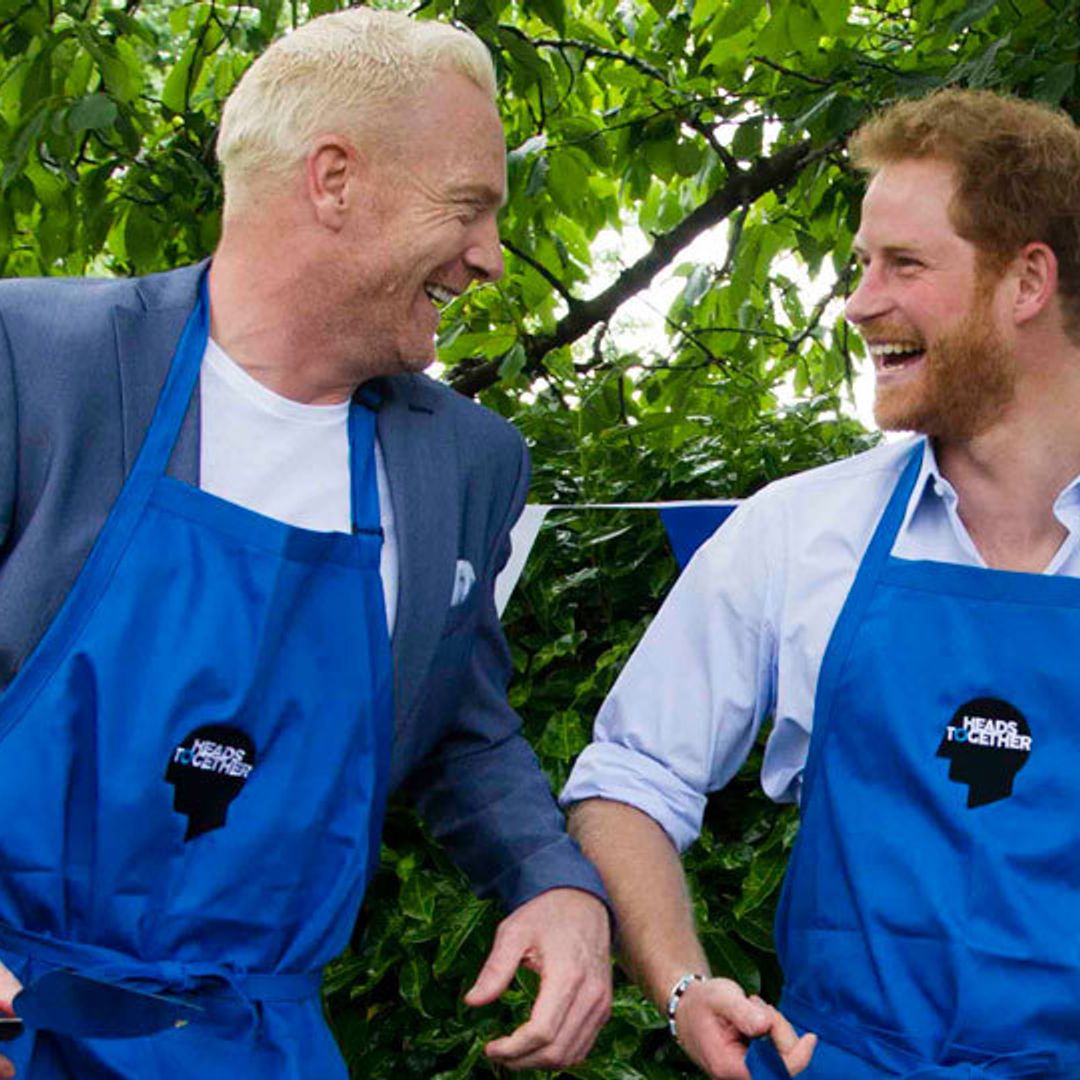 Prince Harry flips burgers for guests at Kensington Palace