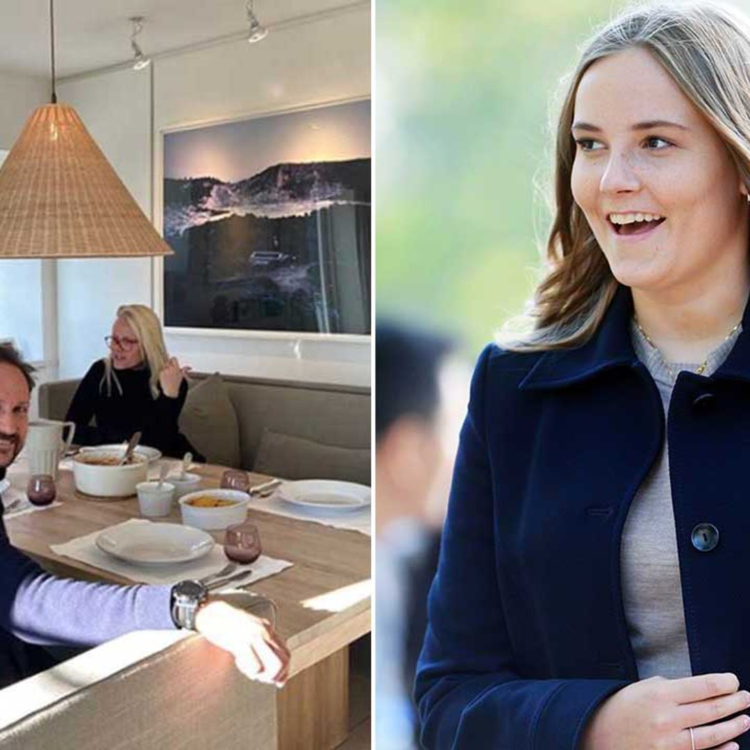 Norwegian royals share glimpse into their chic Scandi-style dining room