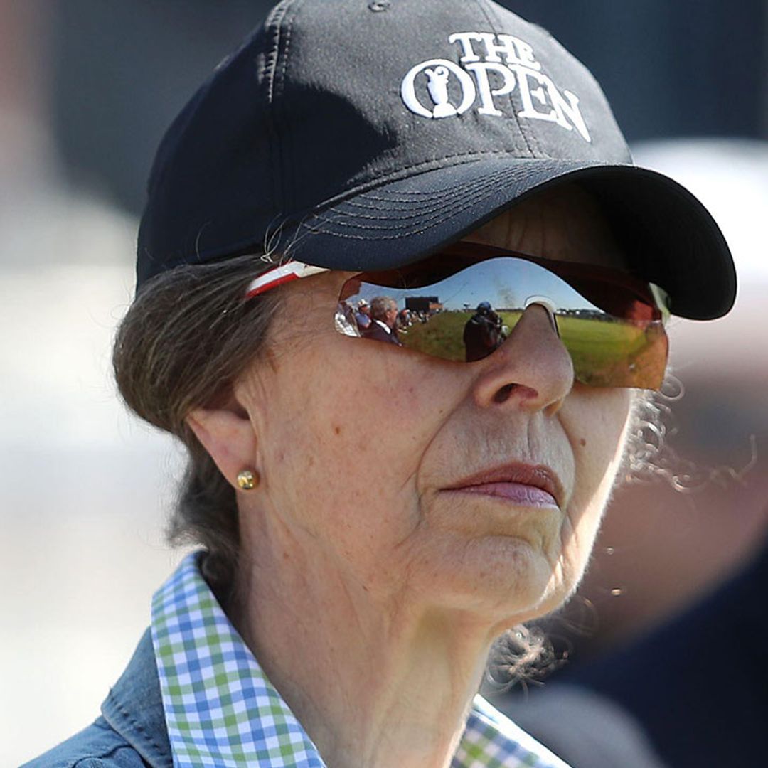 Princess Anne surprises in slim-fit trousers and trainers for new outing