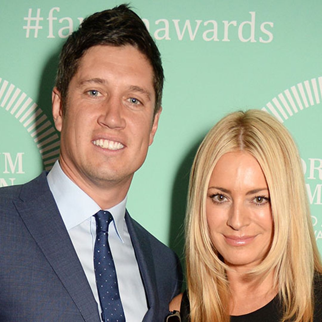 Tess Daly cosies up to husband Vernon Kay at star-studded event