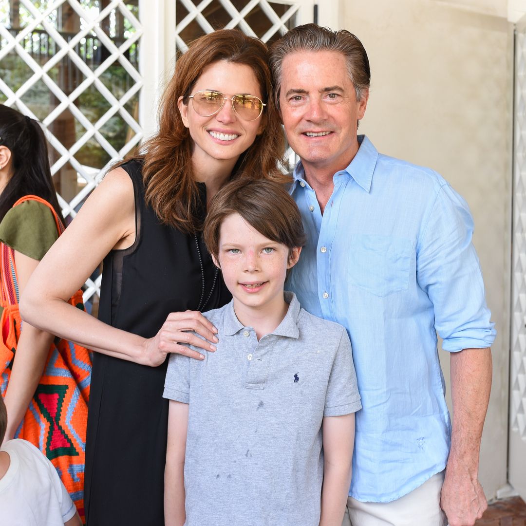 Twin Peaks star Kyle MacLachlan, 66, turns heads with towering son Callum