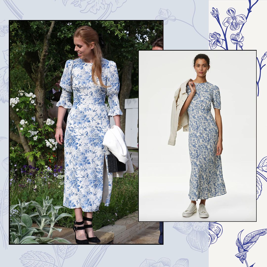 Remember the floral dress Princess Beatrice wore to the Chelsea Flower Show? M&S just dropped a stunning lookalike